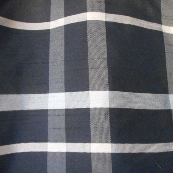 Sag Harbor Sz 18 Blue Silver Plaid mock 2 fer top - Picture 5 of 8